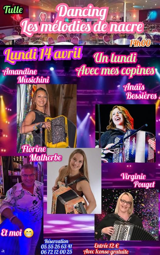 Thé Dansant avec Amandine MUSICHINI, Anaïs BESSIERES, Florine MALHERBE, Virginie POUGET 